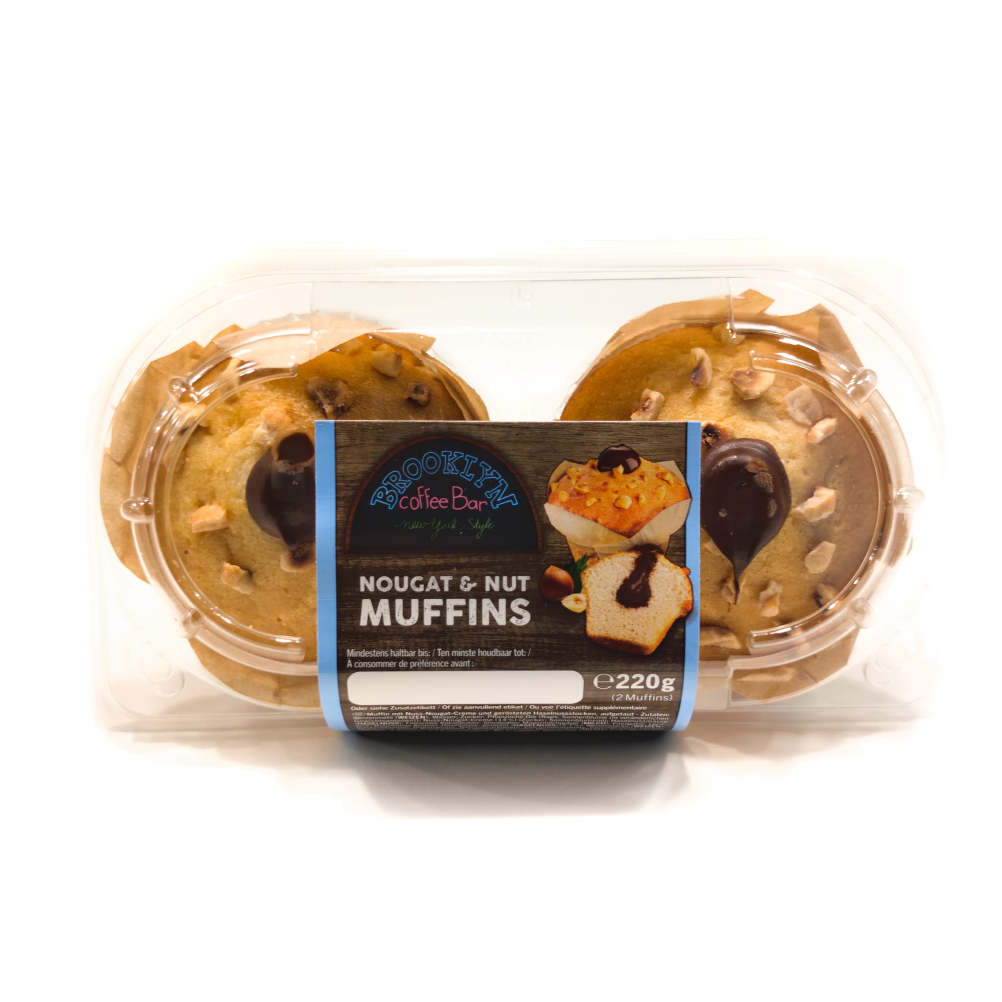 Nougat & nut muffins (220g)